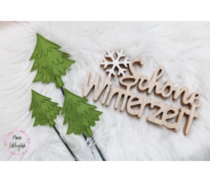 Stickserie ITH - Tannenwald - Stecker & Deko